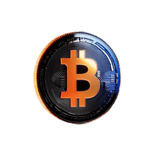 Visualización flotante de datos analíticos sobre el mercado cripto en una tarjeta